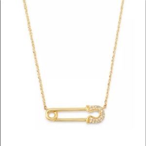 Argento Vivo Safety Pin Necklace